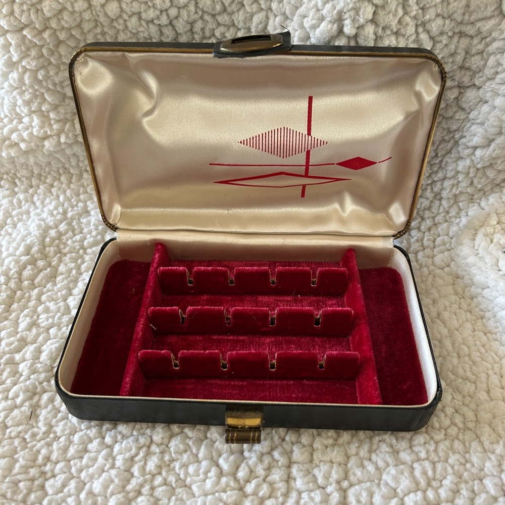 Vintage MCM Ely Black Jewelery Case